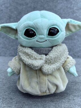 Mattel Star Wars "The Child" (Grogu/Baby Yoda) 8" Plush Toy Disney+ Mandalorian